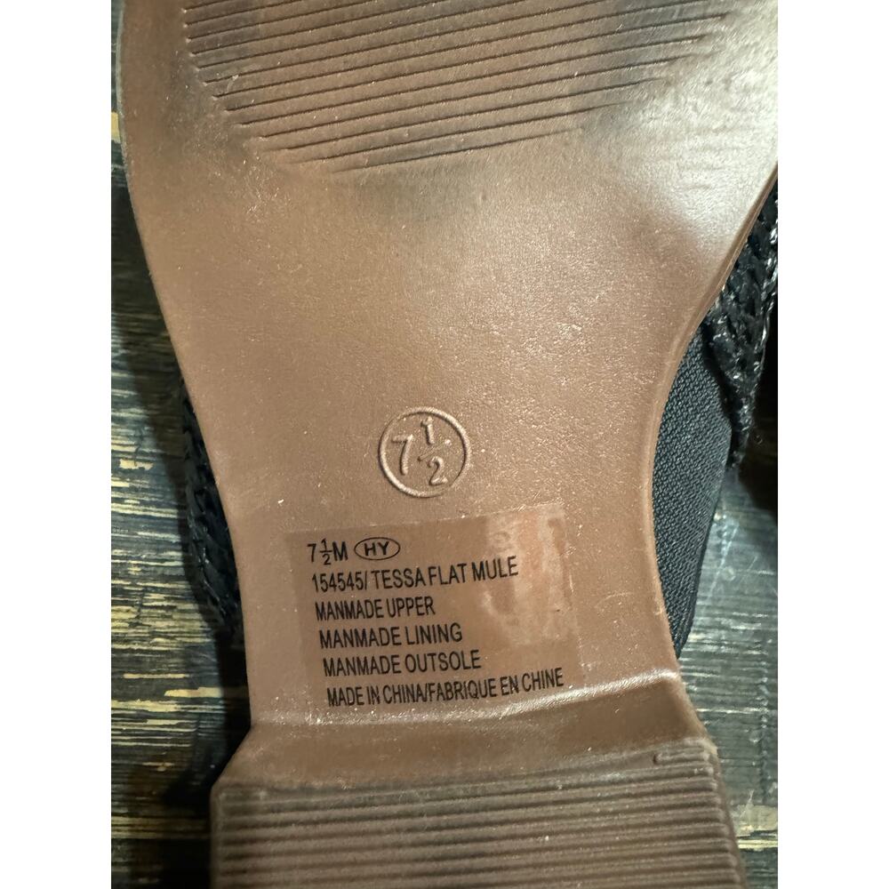 Maurices mules/flats Black Women 7.5 - Picture 4 of 4